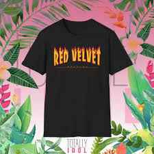 "Black Red Velvet T-Shirt"