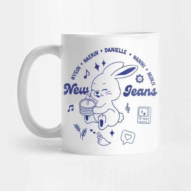 "NewJeans Bunny Coffee Mug"