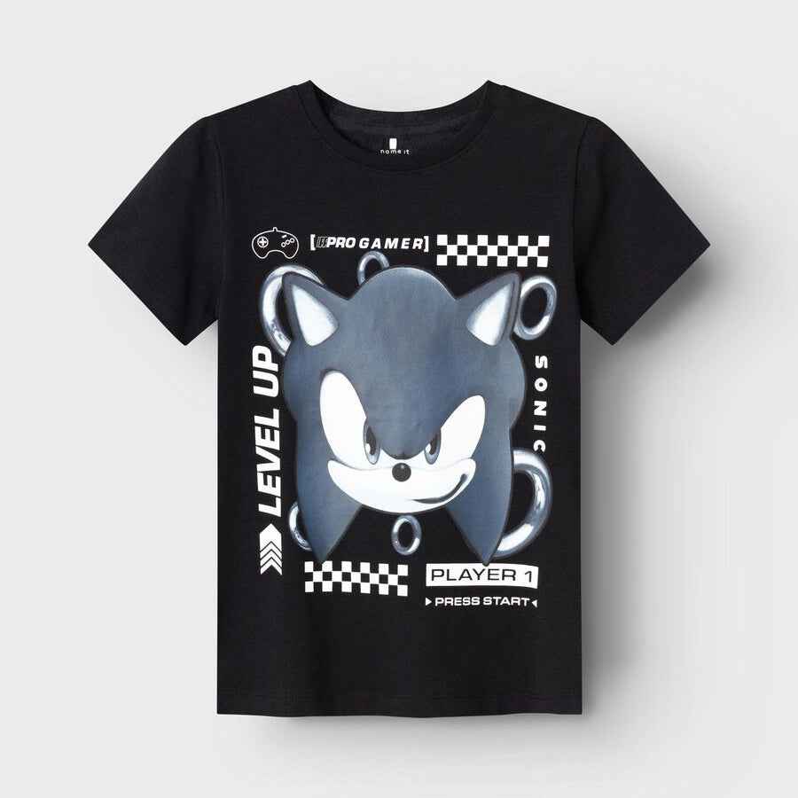 "Black Sonic the Hedgehog T-Shirt"