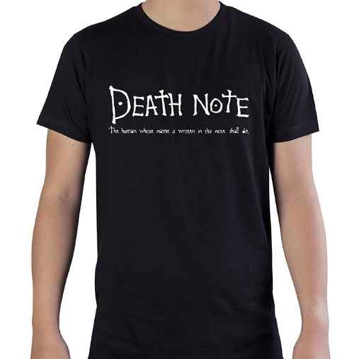 "Death Note Men's Black T-shirt - Short Sleeve"