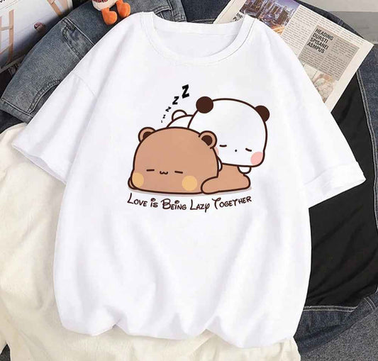 Bubu Dudu Love Is Being Lazy Forever Tshirt